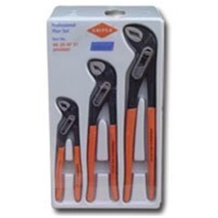 Knipex Knipex 3X88 3 Piece Alligator Pliers Set 7 Inch10 Inch12 Inch KX3X88